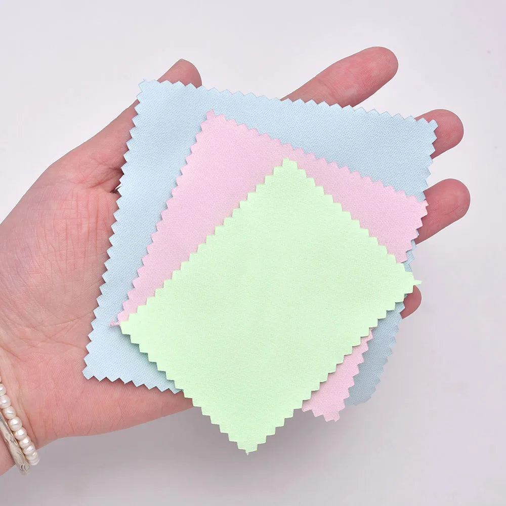 Moonrise Jewelry Polishing Cloth Double Sided Microfiber Cleaning Cloth